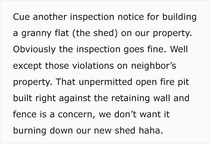 "Karen" Is Mad Neighbor's Shed Is Too Big, Calls The Inspector, Then She's Even More Mad When They Maliciously Comply - Jarastyle