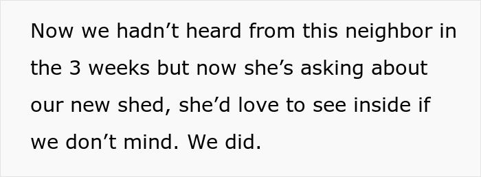 "Karen" Is Mad Neighbor's Shed Is Too Big, Calls The Inspector, Then She's Even More Mad When They Maliciously Comply - Jarastyle