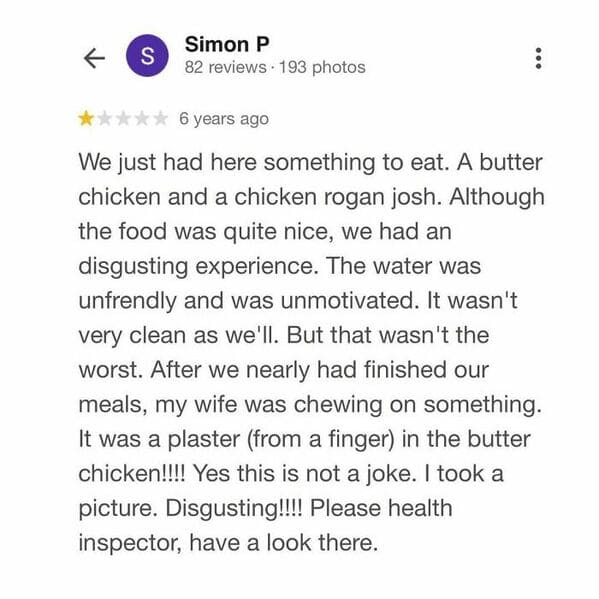 40 Funniest And Most Unhinged Restaurant Reviews From 'Takeaway Trauma' - Jarastyle