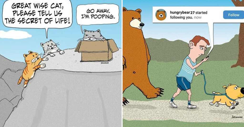 40 Funny Animal Comics By The Talented Captain Scratchy