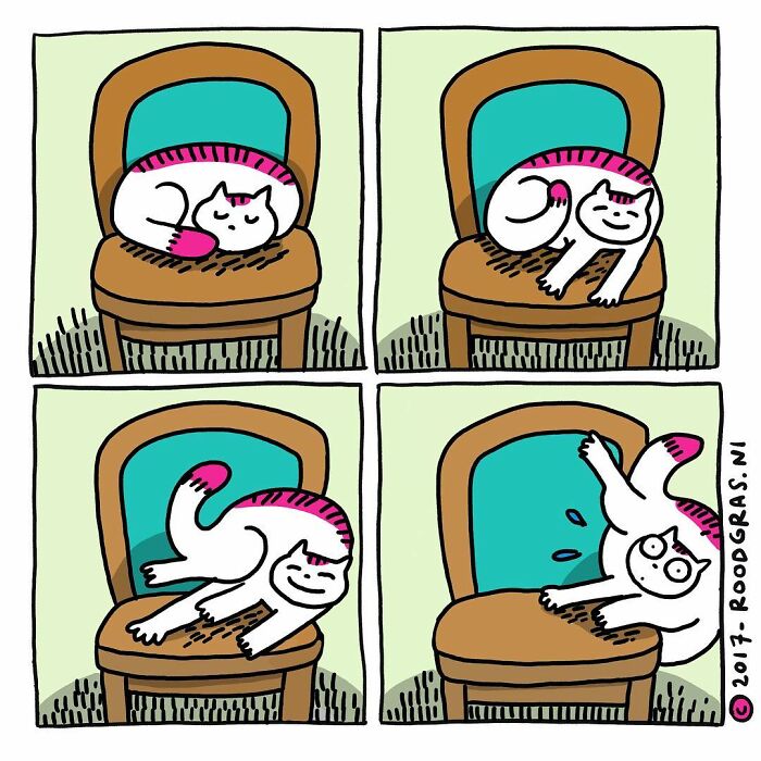 40 Hilarious Wordless Cat Comics Purrfectly Portraying Their Mischievous Antics - Jarastyle