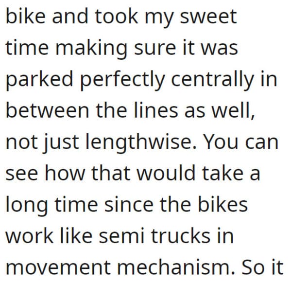 Worker Maliciously Complies With Supervisor’s Request To Park Bike in Designated Spot, Resulting In 6 Hours Of Overtime - Jarastyle