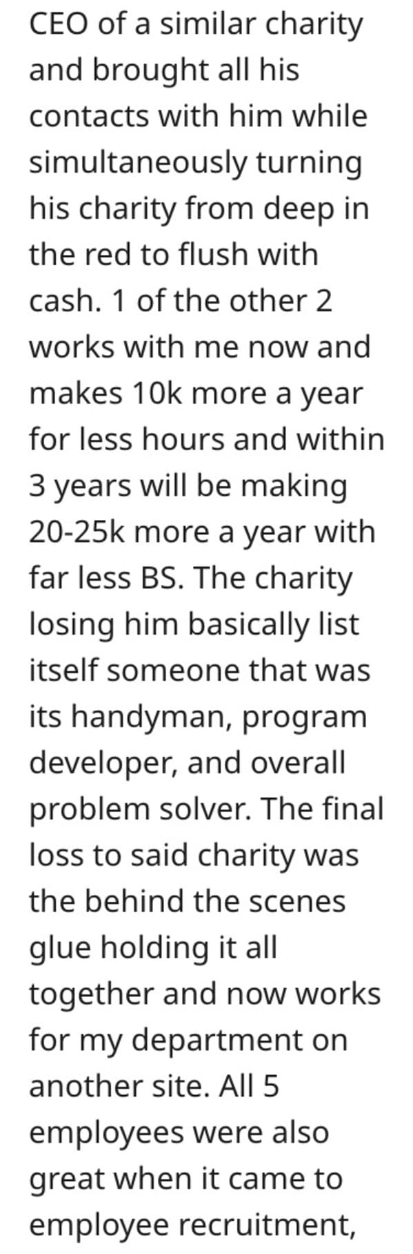 Entitled Non-Profit's Arrogance And Greed Lead To Employee's Departure; Blames Ex-Employee For $10 Million Fundraiser's Collapse - Jarastyle