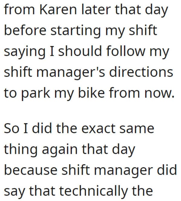 Worker Maliciously Complies With Supervisor’s Request To Park Bike in Designated Spot, Resulting In 6 Hours Of Overtime - Jarastyle