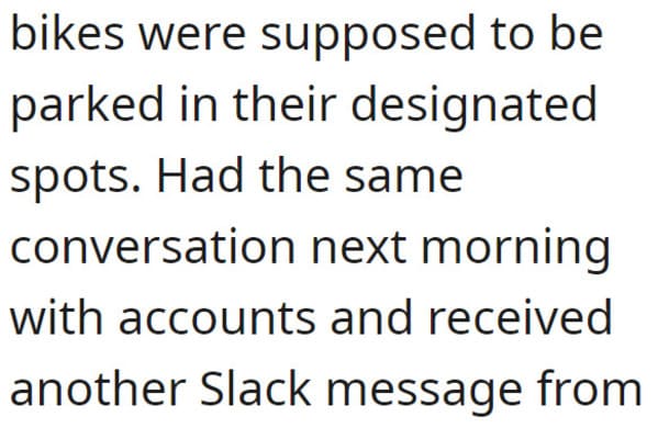 Worker Maliciously Complies With Supervisor’s Request To Park Bike in Designated Spot, Resulting In 6 Hours Of Overtime - Jarastyle