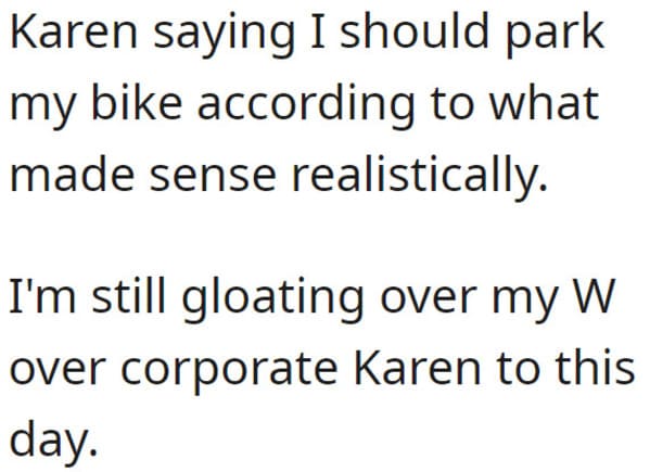 Worker Maliciously Complies With Supervisor’s Request To Park Bike in Designated Spot, Resulting In 6 Hours Of Overtime - Jarastyle