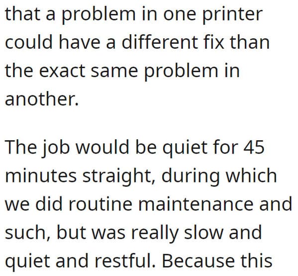 Employee Stands By As New Hires Ignite Printer Jam Chaos, Costing Company Tens Of Thousands - Jarastyle