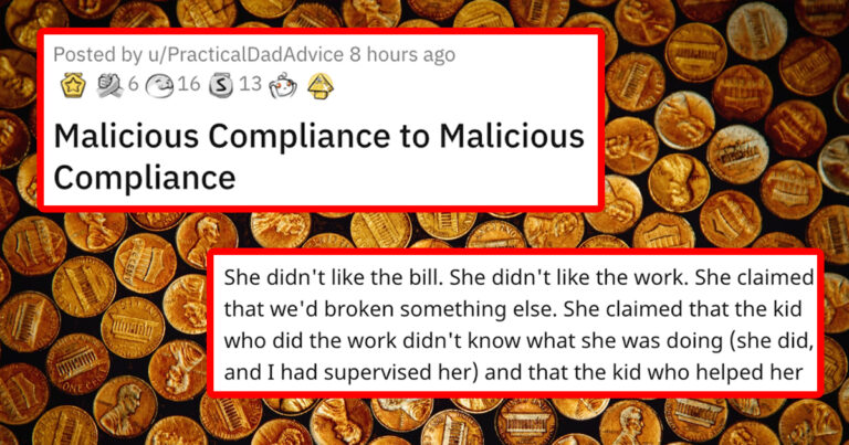 Karen Tries To Pay Shop Owner With 10,000 Pennies, He Maliciously Complies By Making Her Wait While He Counts Every Single One