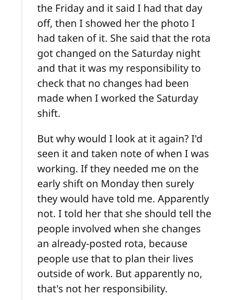 Employee Wakes Up To A Voicemail Asking Why He Isn't At Work, Then Gets Blamed For Not Checking The Schedule On His Day Off - Jarastyle