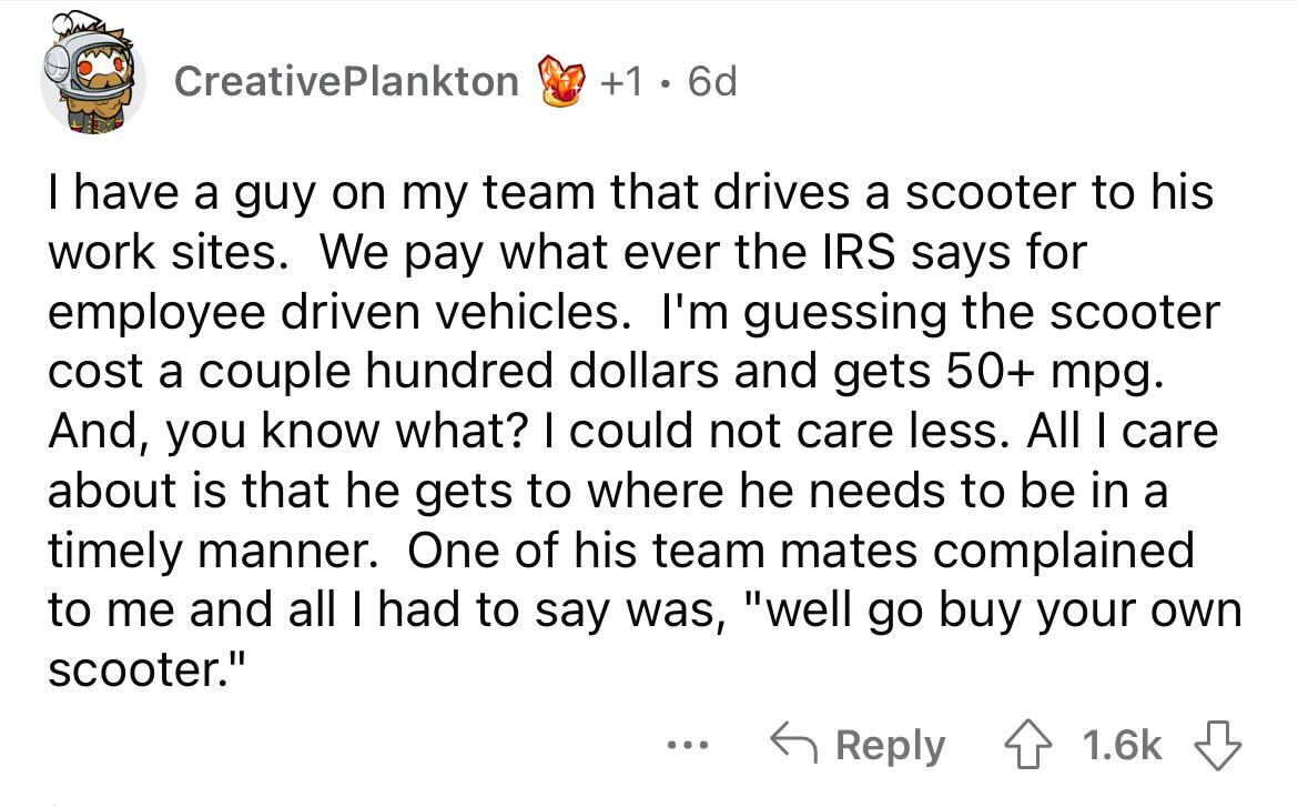 Employee Maliciously Complies With Inflexible Boss Who Only Offers 25 Cents Per Km Reimbursement In Personal Vehicle - Jarastyle