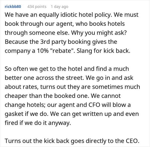 Company Won't Approve $4 Extra For Employee's Hotel Room, Worker Maliciously Complies And It Costs Them $300 More - Jarastyle