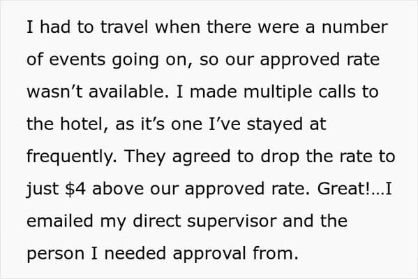 Company Won't Approve $4 Extra For Employee's Hotel Room, Worker Maliciously Complies And It Costs Them $300 More - Jarastyle