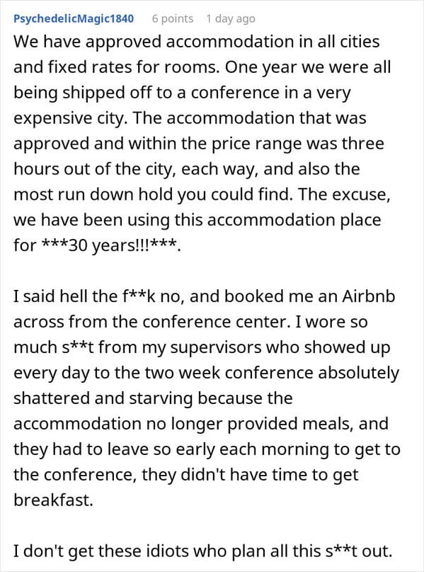 Company Won't Approve $4 Extra For Employee's Hotel Room, Worker Maliciously Complies And It Costs Them $300 More - Jarastyle