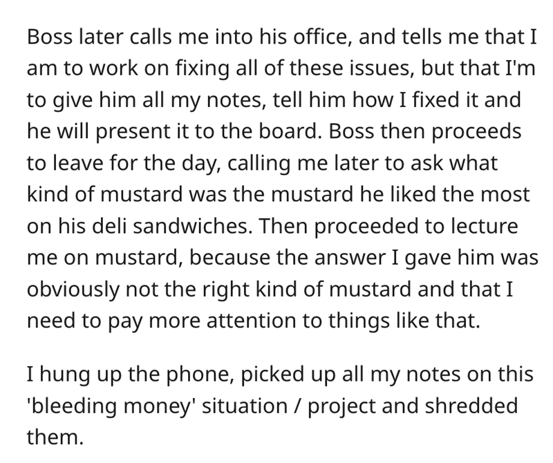 Frustrated Employee Destroys Their Project Notes In Hopes Of Getting Fired, But Even That Doesn't Work - Jarastyle