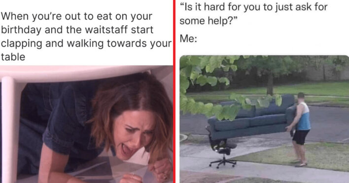 Social Insecurity Memes 30+ Relatable Social Anxiety Memes That Textbook Overthinkers Will ...