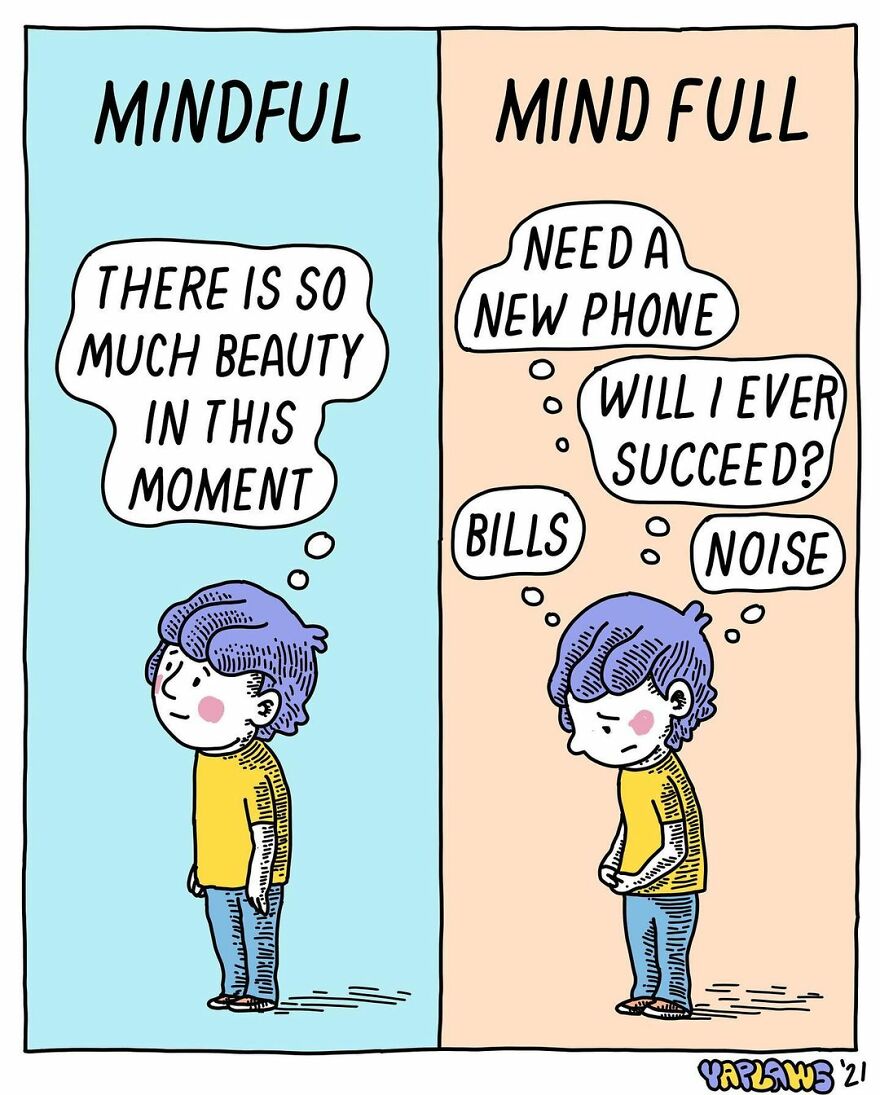 30 Lighthearted Comics That Show The Humorous Side Of Mental Health Struggles From 'Yaplaws' - Jarastyle