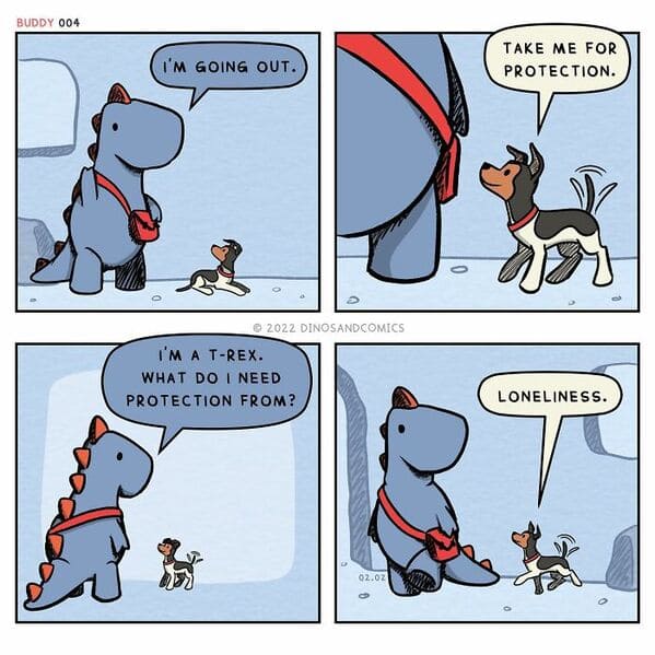 Artist Illustrates 35 Dream Dialogues With His Beloved Dog In Heartwarming Comics - Jarastyle