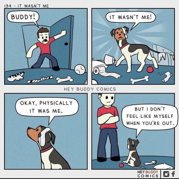 Artist Illustrates 35 Dream Dialogues With His Beloved Dog In Heartwarming Comics - Jarastyle