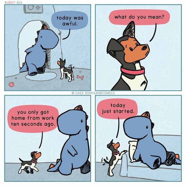 Artist Illustrates 35 Dream Dialogues With His Beloved Dog In Heartwarming Comics - Jarastyle