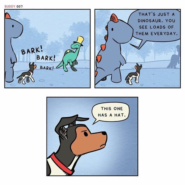 Artist Illustrates 35 Dream Dialogues With His Beloved Dog In Heartwarming Comics - Jarastyle