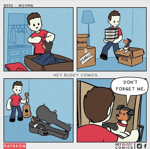 Artist Illustrates 35 Dream Dialogues With His Beloved Dog In Heartwarming Comics - Jarastyle