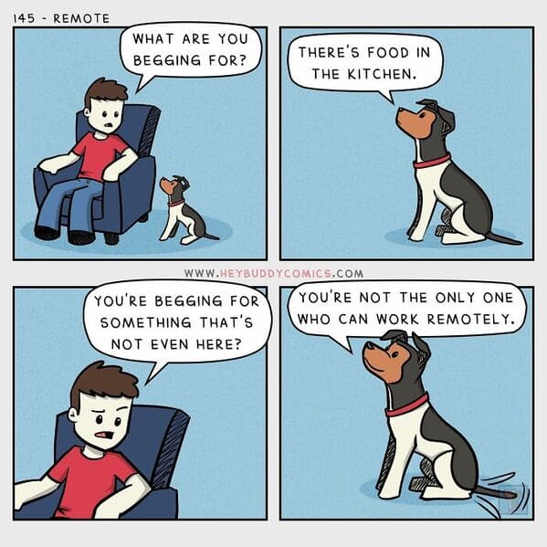 Artist Illustrates 35 Dream Dialogues With His Beloved Dog In Heartwarming Comics - Jarastyle