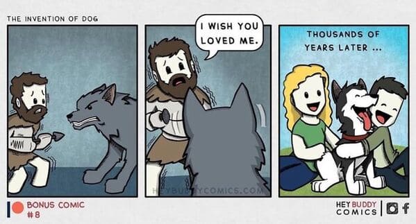 Artist Illustrates 35 Dream Dialogues With His Beloved Dog In Heartwarming Comics - Jarastyle