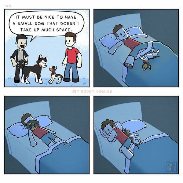 Artist Illustrates 35 Dream Dialogues With His Beloved Dog In Heartwarming Comics - Jarastyle