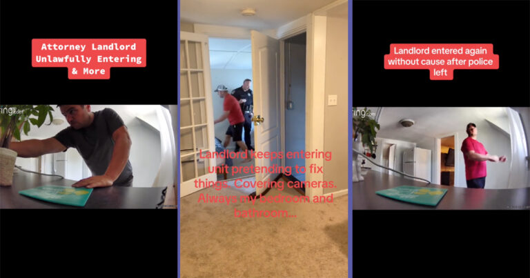Woman Calls Police To Confront Her Creepy Intruder Landlord