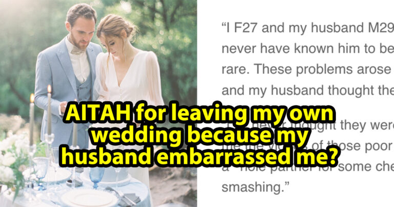 Bride Asks If She Was Wrong To Leave Her Own Wedding After Husband Smashed Cake In Her Face