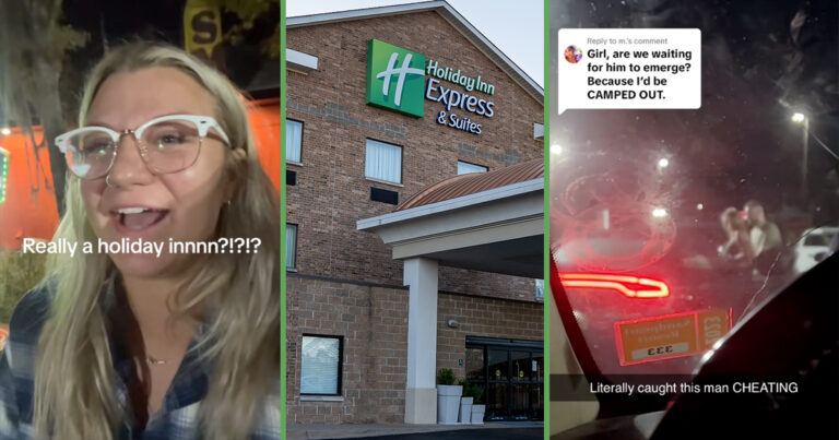 Woman Documents Catching Her Cheating Boyfriend At A Holiday Inn Express