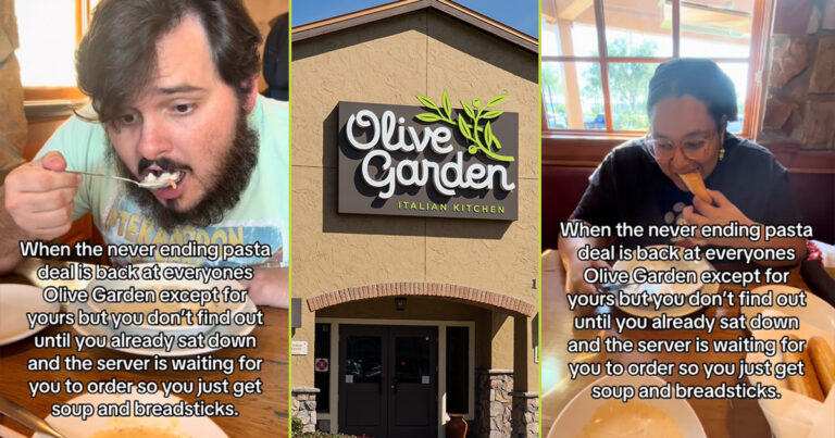 Olive Garden Customers Awkwardly Order Only Soup And Breadsticks When They Realize Their Location Didn’t Bring Back Unlimited Pasta