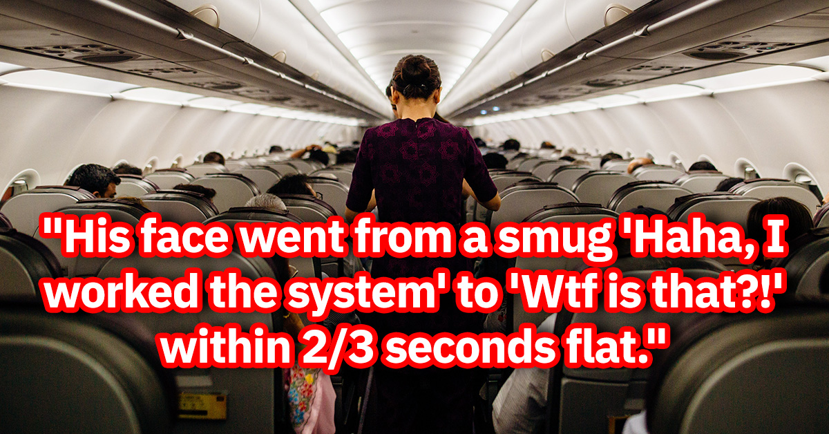 Flight attendant comes up with quick and smart solution for passenger  pretending to be vegetarian