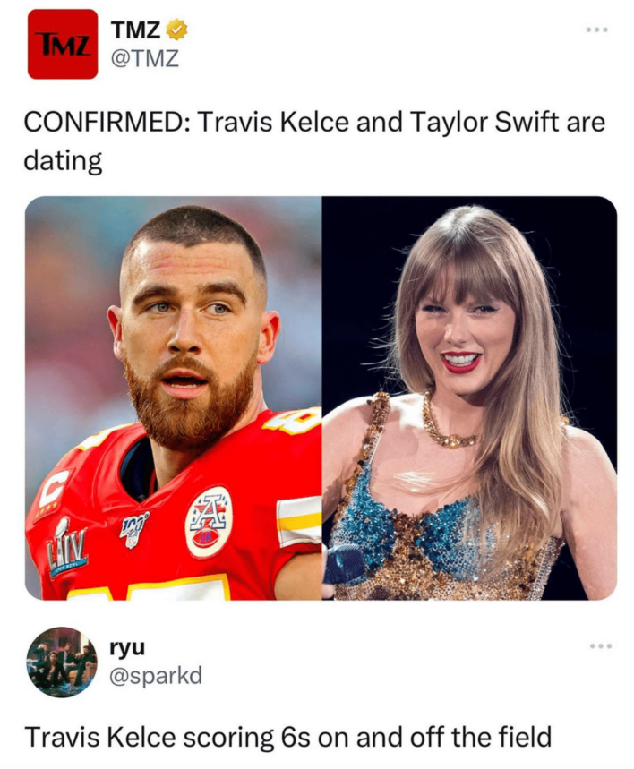 20+ Funniest Taylor Swift And Travis Kelce Dating Memes — So Far