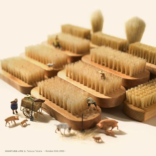 explore the intricate miniature worlds of japanese artist tatsuya