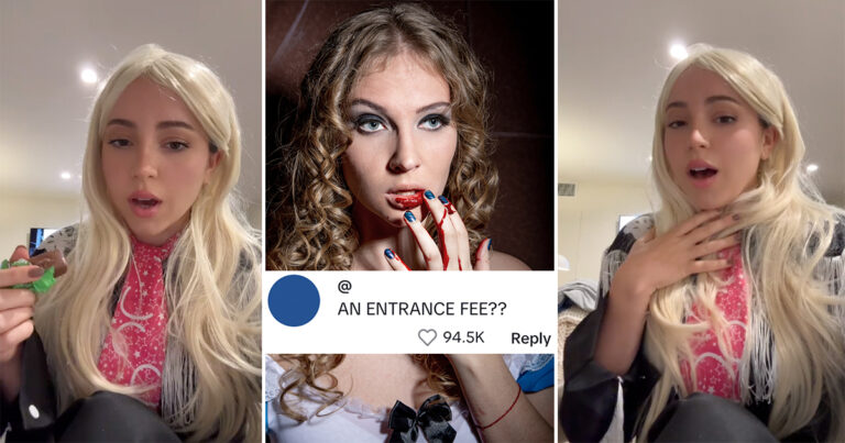 Annoyed Tiktoker Has To Pay $2 Entrance Fee To Shop At Influencer Halloween Store With $1000 Costumes