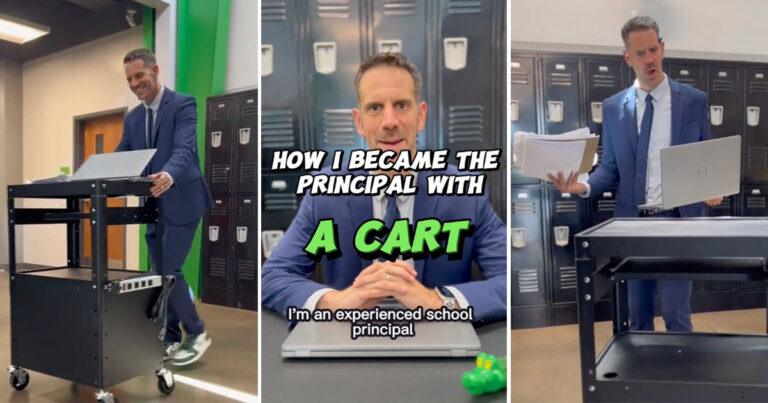 Principal Goes Viral For His ‘Mobile Office’ That Helps Him Serve His School Better Than In A Stuffy Office