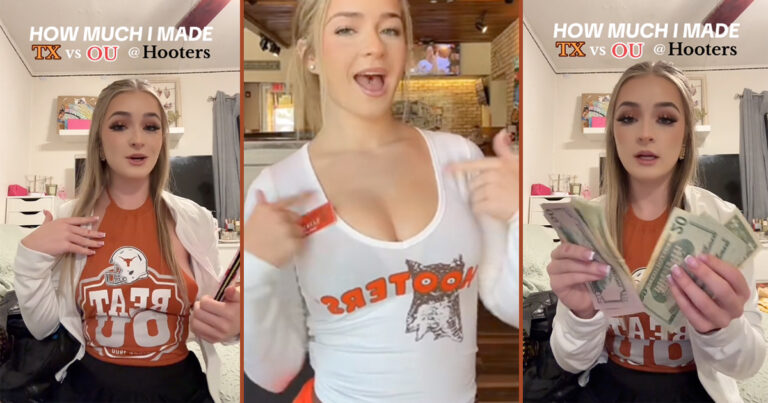 Comments Are Buzzing After Hooters Waitress Reveals How Much She Made In Tips After A 16 Hour Shift