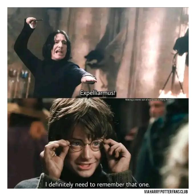 Harry Potter Funny Memes and Jokes: Expelliarmus! Leave Everything