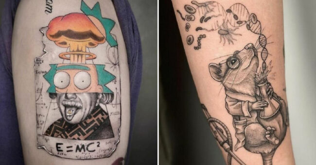Science Ink 45 Stellar Science Tattoos That Even Einstein Would Approve Of