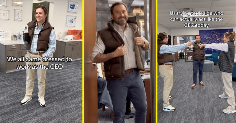 Employees Prank The CEO By All Coming In To Work Dressed Exactly Like Him