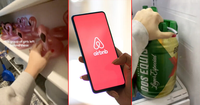 Airbnb Host Documents All Of The Party Supplies Left Behind By Guest, Including A Full Mini Keg