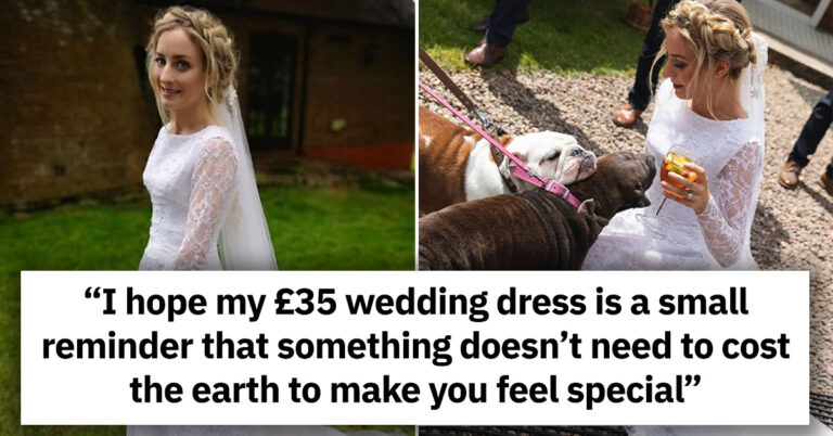 Bride Finds Dream Cheap Wedding Dress In Thrift Store, Captivates Internet With Her Story