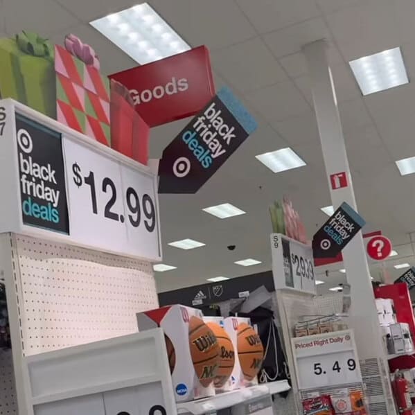 Target Shoppers Reveal Black Friday Deals Are a 'Scam