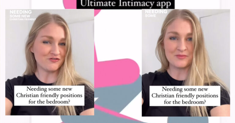 “Christian-Friendly Positions For The Bedroom” — TikTok’s Leading Christian Sex Influencer Gives Tips