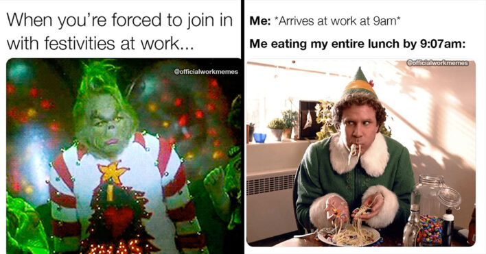 40 Christmas Work Memes For Grinch Employees Pretending To Work This ...