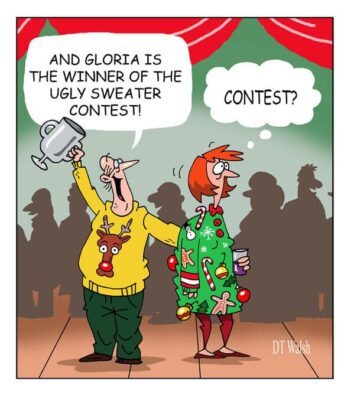 20 Funny One-Panel Christmas Comics From DT Walsh To Spark Your Festive