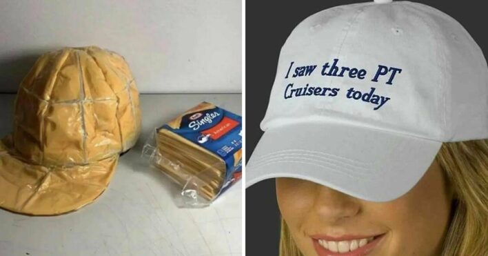 45 Chaotically Funny Hats That Are Anything But Boring