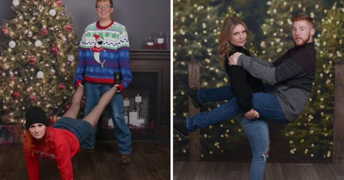 JCPenney Awkward Christmas Photo Challenge Goes Viral On TikTok With  Hilariously Fun Family Photos (35 Pics)