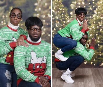 JCPenney Awkward Christmas Photo Challenge Goes Viral On TikTok With ...